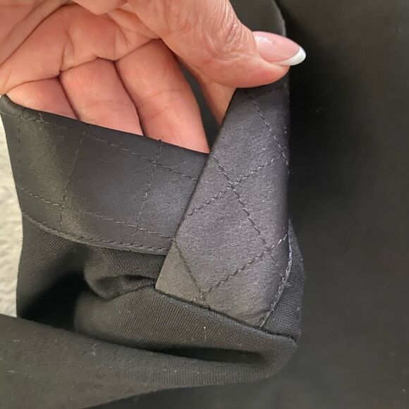 Chanel 3/4 sleeve black top, S - Picture 4 of 12